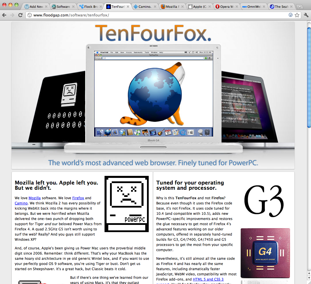 internet browsers for mac os x 10.5.8